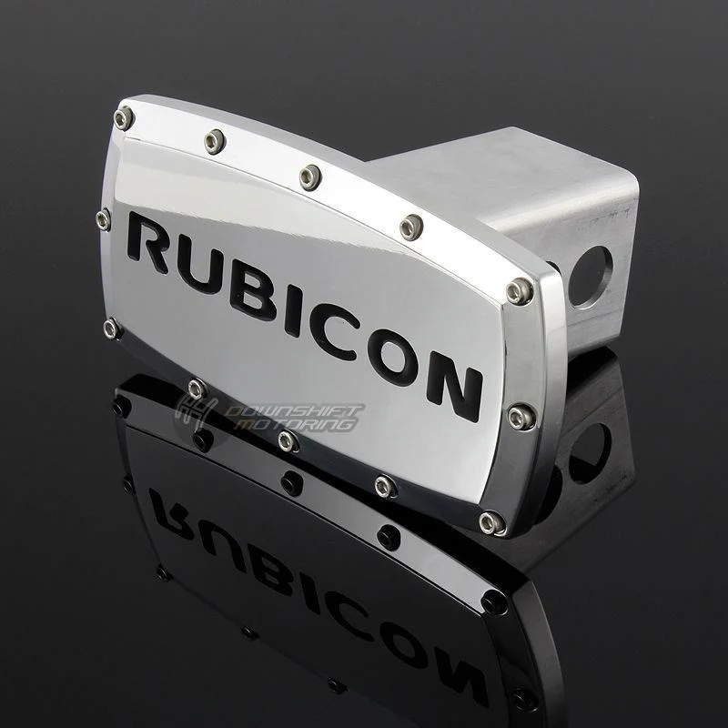 JEEP RUBICON Engraved Billet Hitch Cover Plug Cap For 2" Trailer Receiver with ALLEN BOLTS DESIGN - Image 7