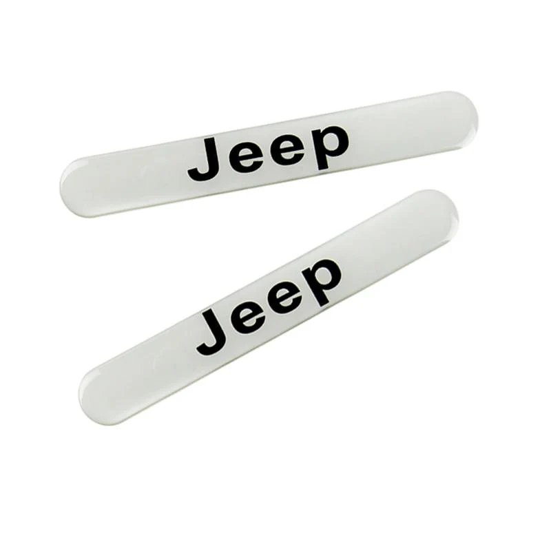 JEEP Set Emblems with Punisher Logo Wheel Tire Valves Silver Air Caps Keychain - US SELLER - Image 4