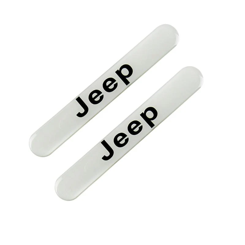 JEEP Set Emblems with Punisher Logo Wheel Tire Valves Silver Air Caps Keychain - US SELLER - Image 8