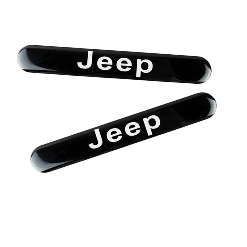 JEEP LOGO Set Emblems with Black Tire Wheel Valves Air Caps Keychain - US SELLER - Image 4