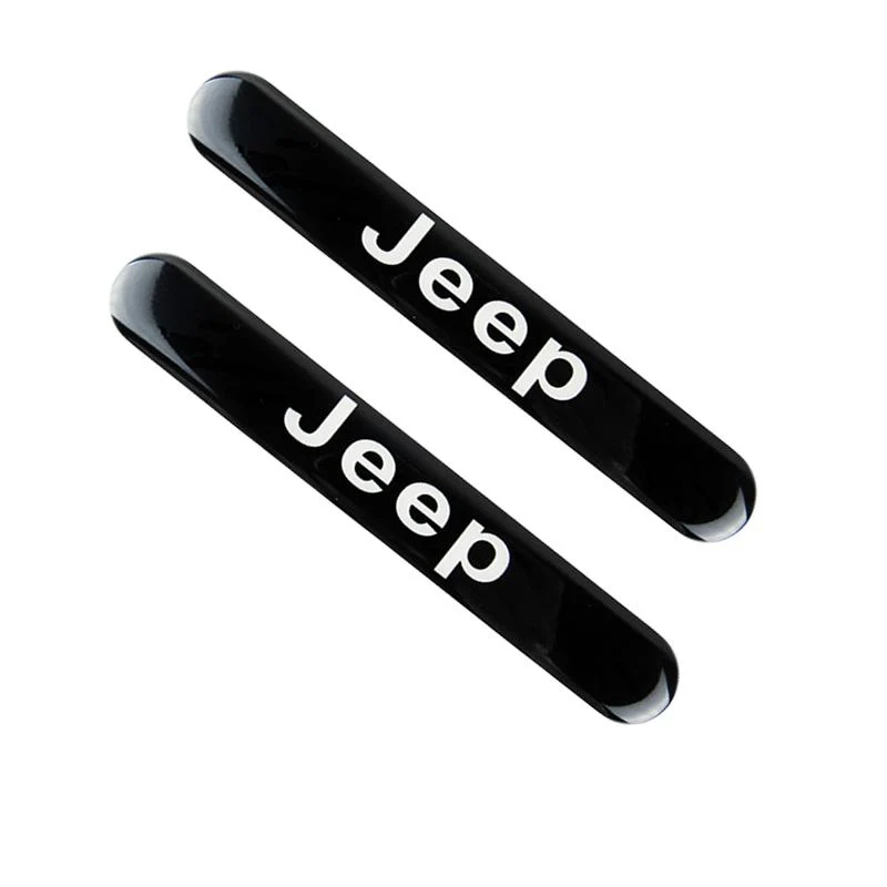 JEEP LOGO Set Emblems with Black Tire Wheel Valves Air Caps Keychain - US SELLER - Image 8