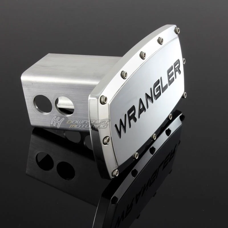 JEEP WRANGLER Engraved Billet Hitch Cover Plug Cap For 2" Trailer Receiver with ALLEN BOLTS DESIGN - Image 4