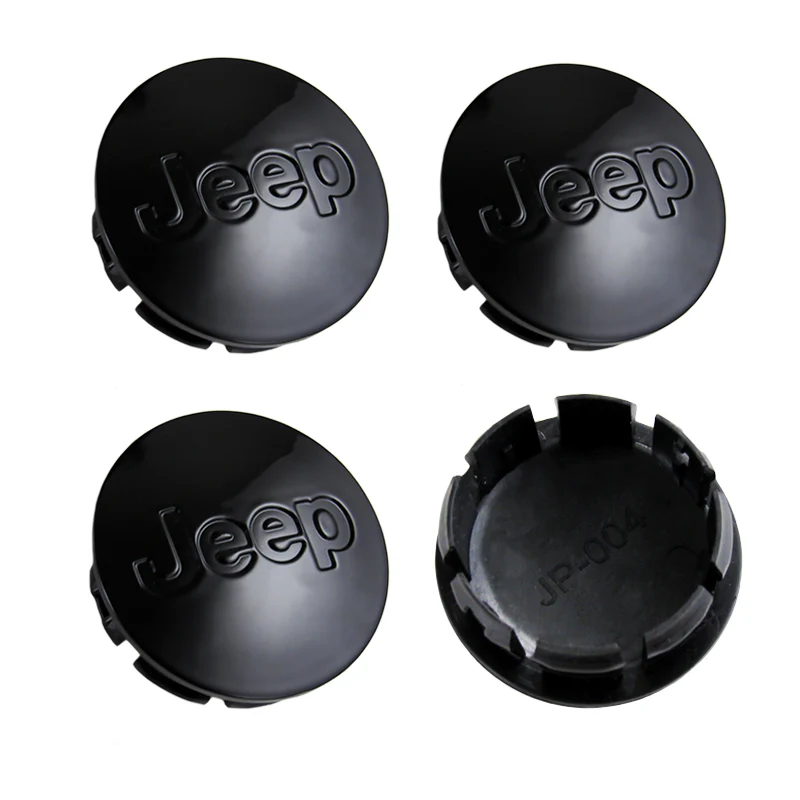 For 2007-2011 Jeep Wrangler Set of JK Xenon White 18-SMD LED 6000K License Plate Lights with Wheel Center Hub Caps - Image 4