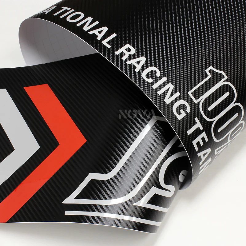 J'S RACING Carbon Fiber Windshield Banner - Image 4