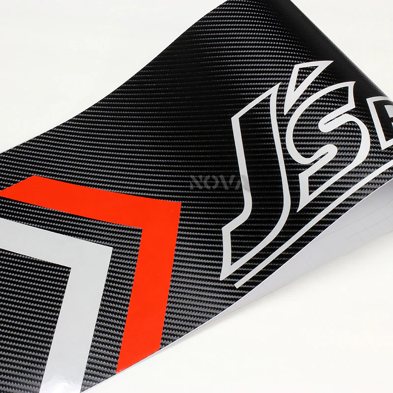 J'S RACING Carbon Fiber Windshield Banner - Image 5