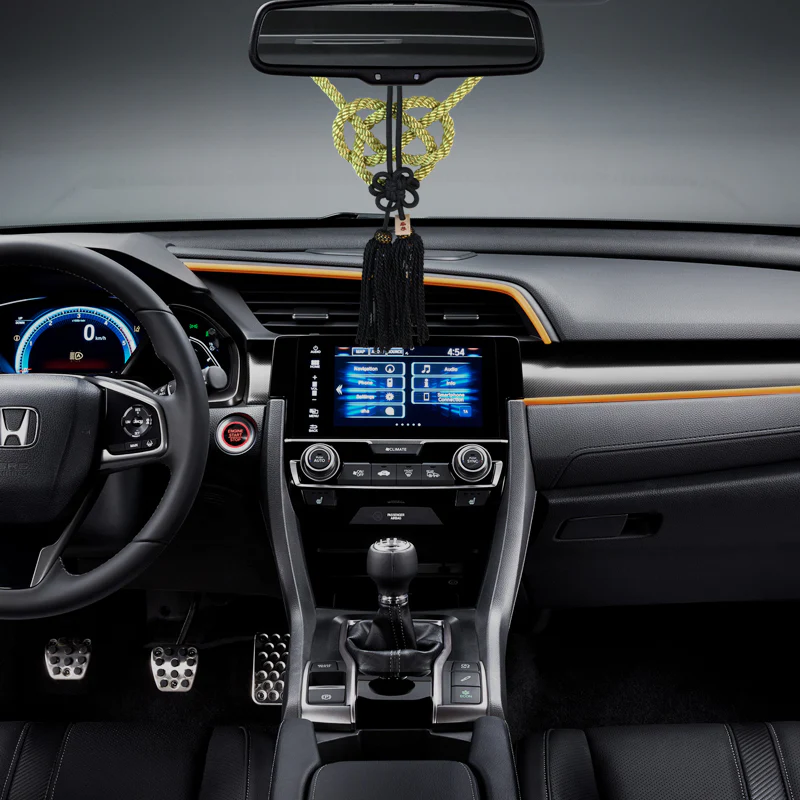 Junction Produce Black Fusa Charm with Gold Knot - Image 4
