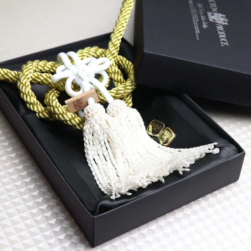 JUNCTION PRODUCE JP VIP Set Car Neck Rest Pillow Headrest Blue + GW Charm Kin Tsuna Rope - Image 8