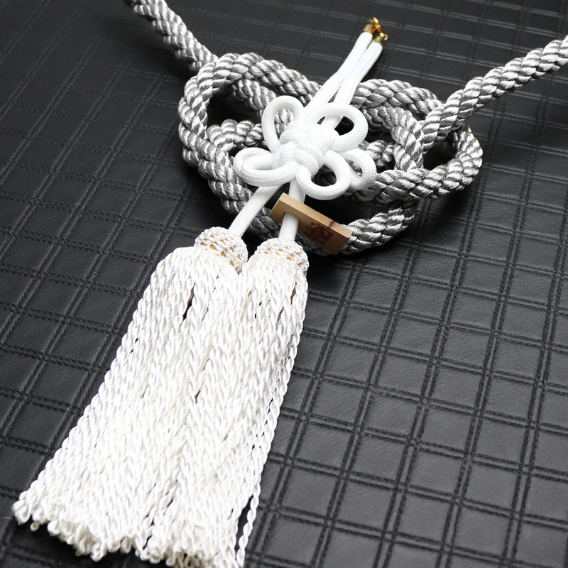 JUNCTION PRODUCE JP VIP Set Car Neck Rest Pillow Headrest Blue + SW Charm Kin Tsuna Rope - Image 6