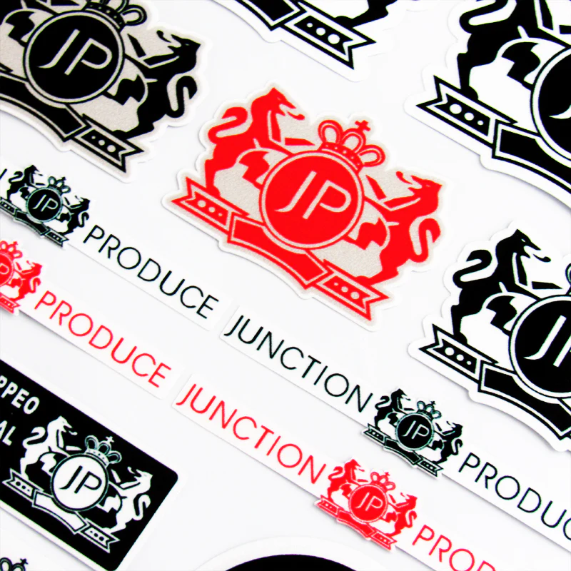 Junction Produce Reflective Decal Sticker Set Window Vinyl Fits Auto 12pcs Set - Image 3