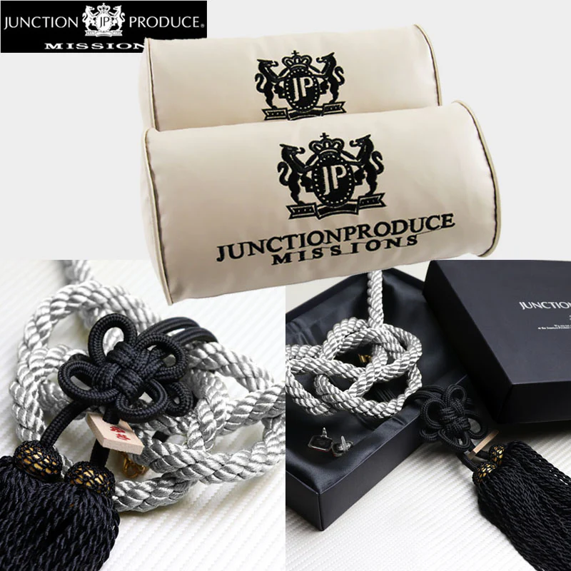 Junction Produce Set of Beige Seat Pillows & Black Fusa Charm - Image 6