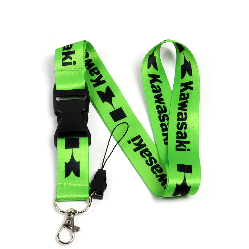 KAWASAKI NINJA Racing Set Biker Lanyard Motorcycle Key chain Green Strap Tag with DOUBLE SIDED Keychain - Image 6