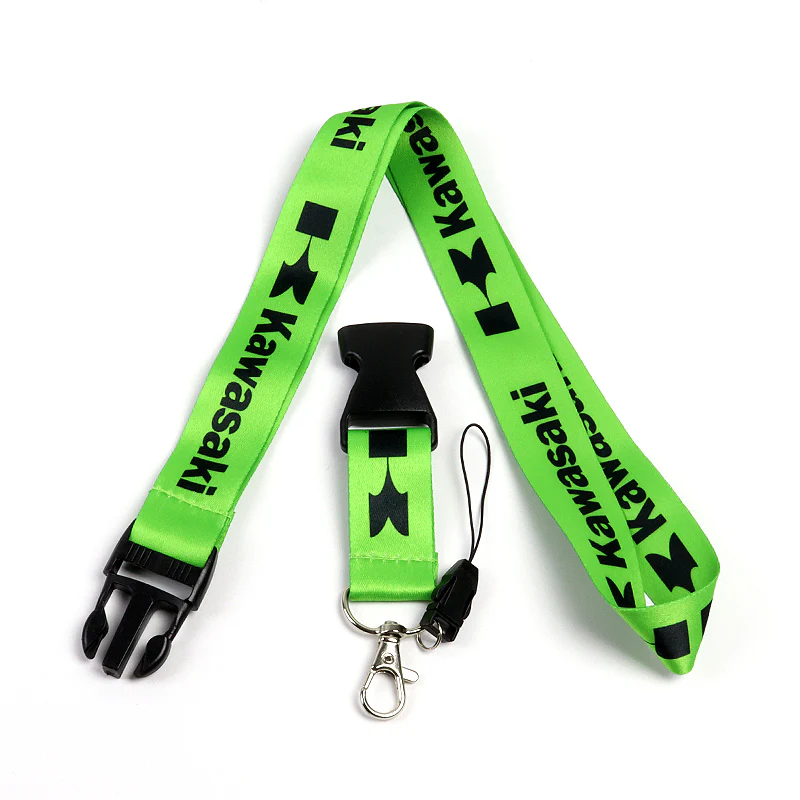 KAWASAKI NINJA Racing Set Biker Lanyard Motorcycle Key chain Green Strap Tag with DOUBLE SIDED Keychain - Image 9