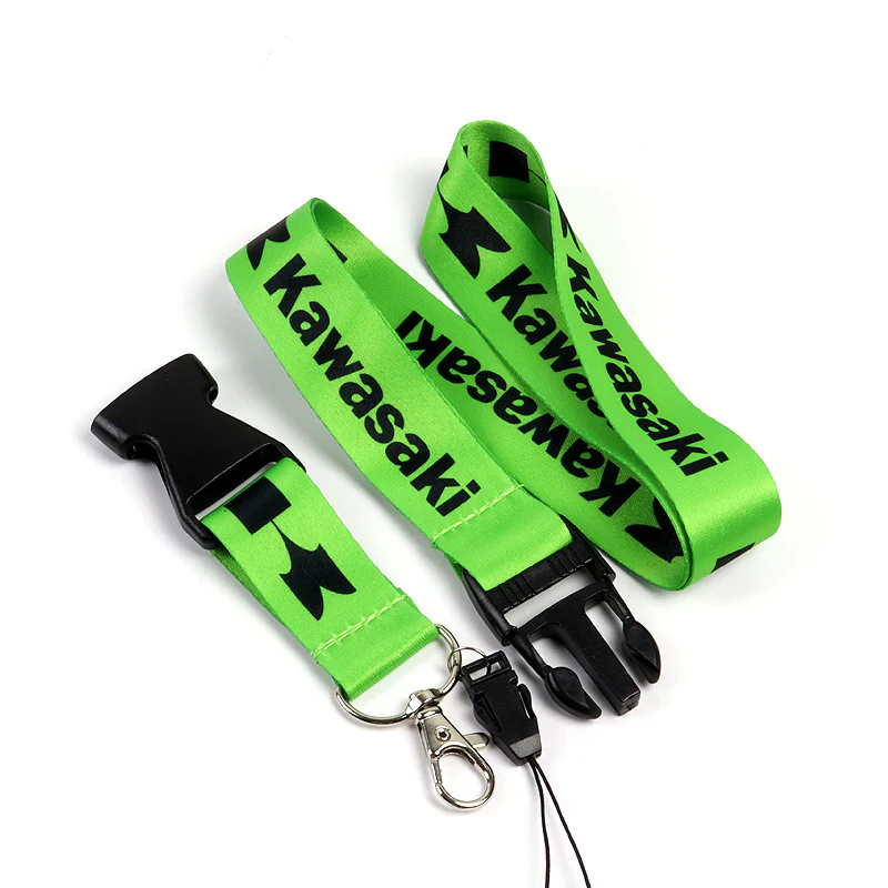KAWASAKI Racing Biker Keychain Lanyard Motorcycle Key chain Strap Tag Cell Phone Strap Quick Release - Image 2