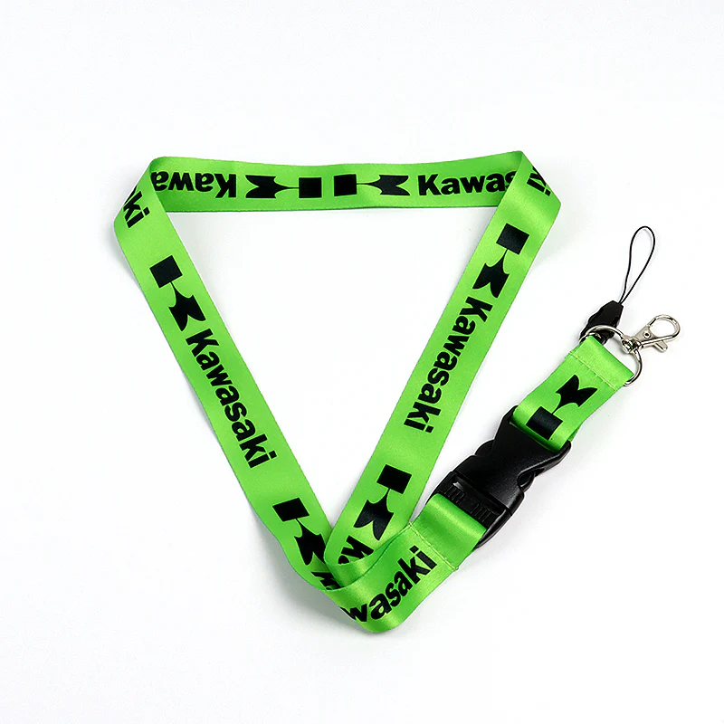 KAWASAKI Racing Biker Keychain Lanyard Motorcycle Key chain Strap Tag Cell Phone Strap Quick Release - Image 3