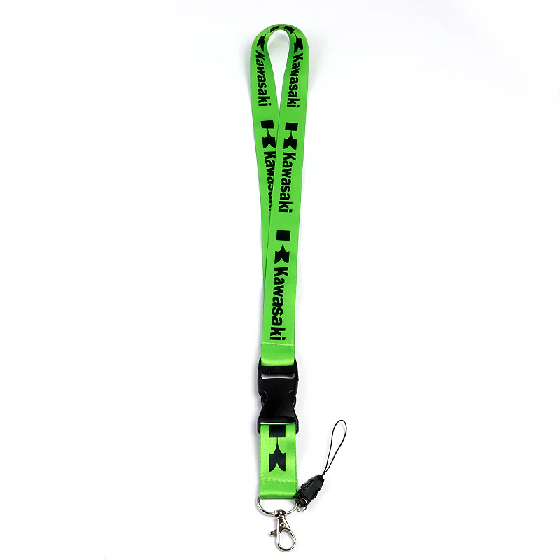 KAWASAKI Racing Biker Keychain Lanyard Motorcycle Key chain Strap Tag Cell Phone Strap Quick Release - Image 5