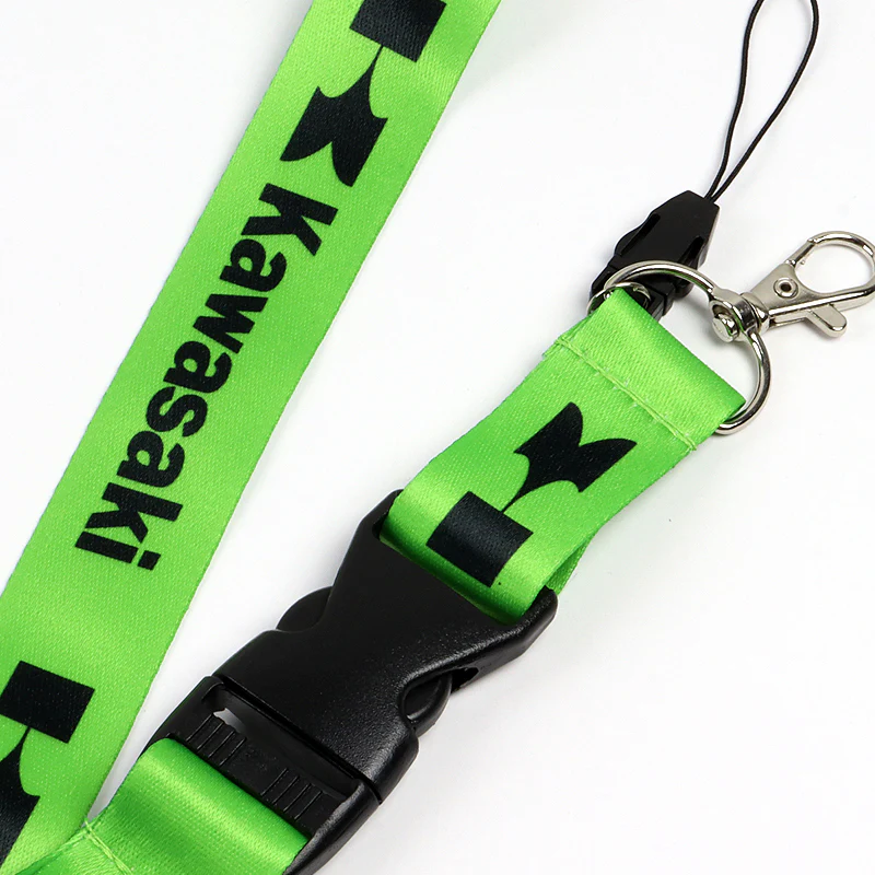 KAWASAKI Racing Biker Keychain Set Lanyard Motorcycle Key chain Strap Tag Cell Phone Strap Quick Release - Image 10