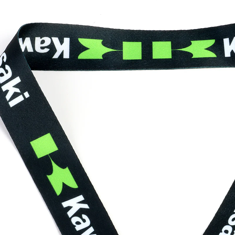 KAWASAKI Racing Black Set Biker Lanyard Motorcycle Key chain Strap Tag with DOUBLE SIDED Keychain - Image 10