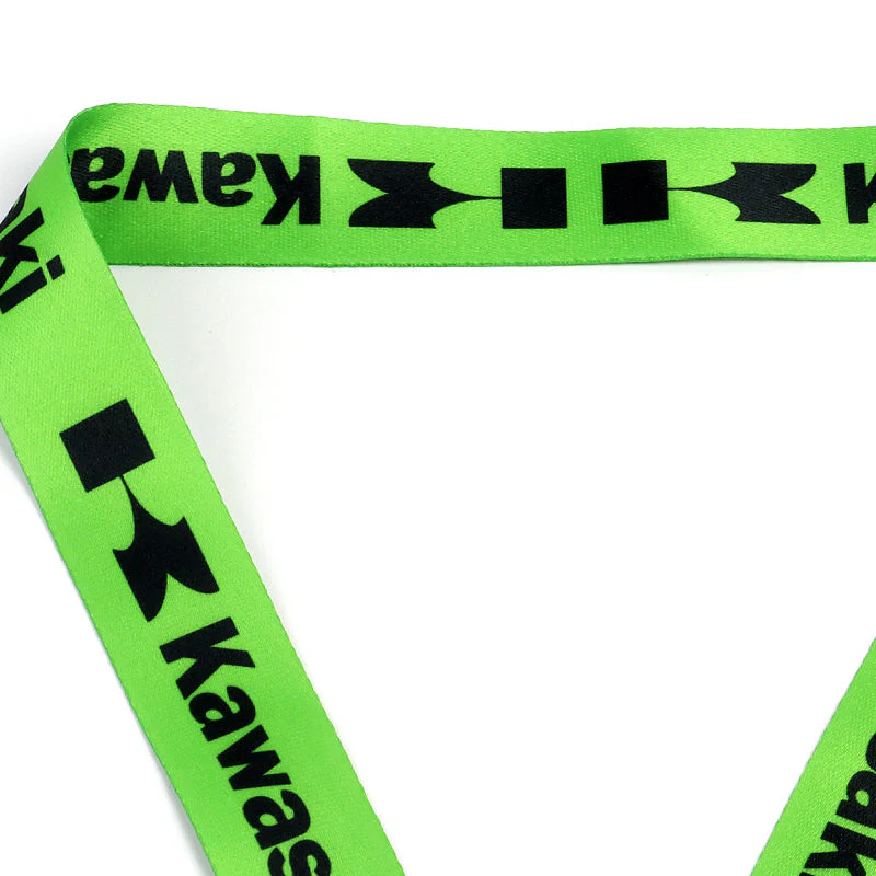 KAWASAKI Racing Set Biker Lanyard Motorcycle Key chain Green Strap Tag with DOUBLE SIDED Keychain - Image 7