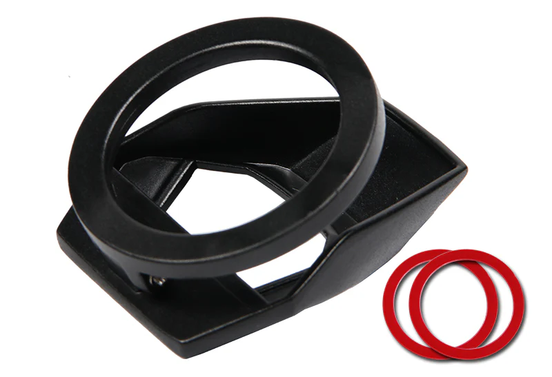 Lambo-Style Aluminum Engine Start/Stop Button Ring Cover Trim -Black - Image 4