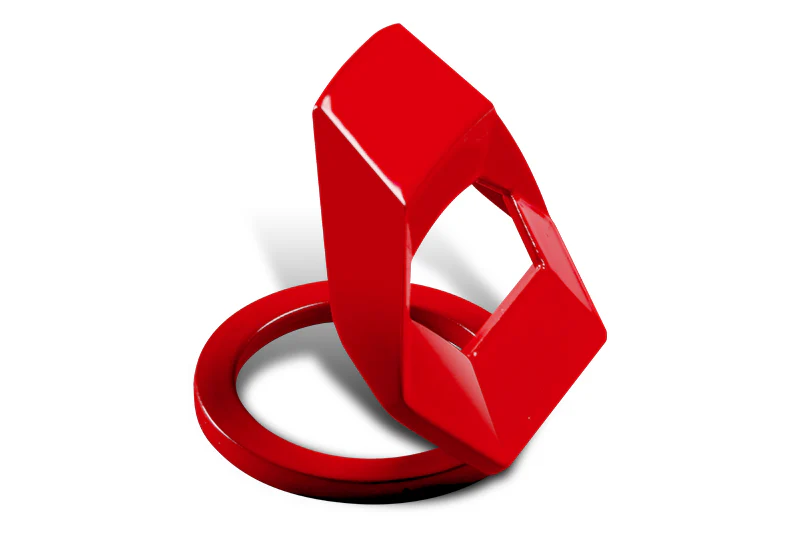 Lambo-Style Aluminum Engine Start/Stop Button Ring Cover Trim -Red - Image 2