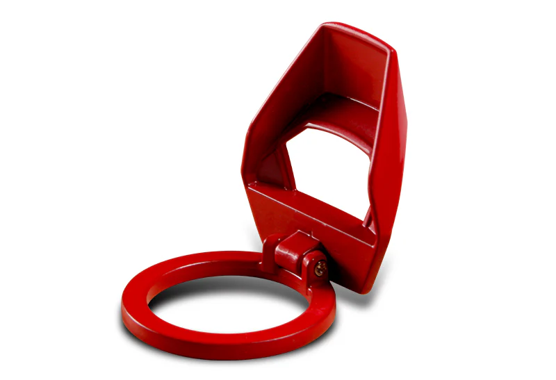 Lambo-Style Aluminum Engine Start/Stop Button Ring Cover Trim -Red - Image 3
