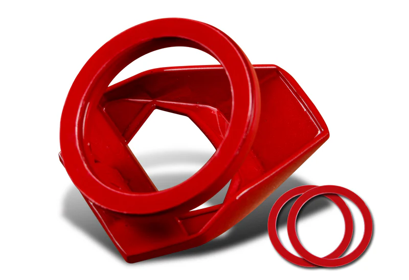 Lambo-Style Aluminum Engine Start/Stop Button Ring Cover Trim -Red - Image 4