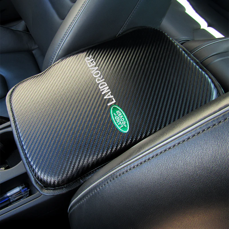 Land Rover Carbon Fiber Look Embroidered Armrest Cushion - Image 7