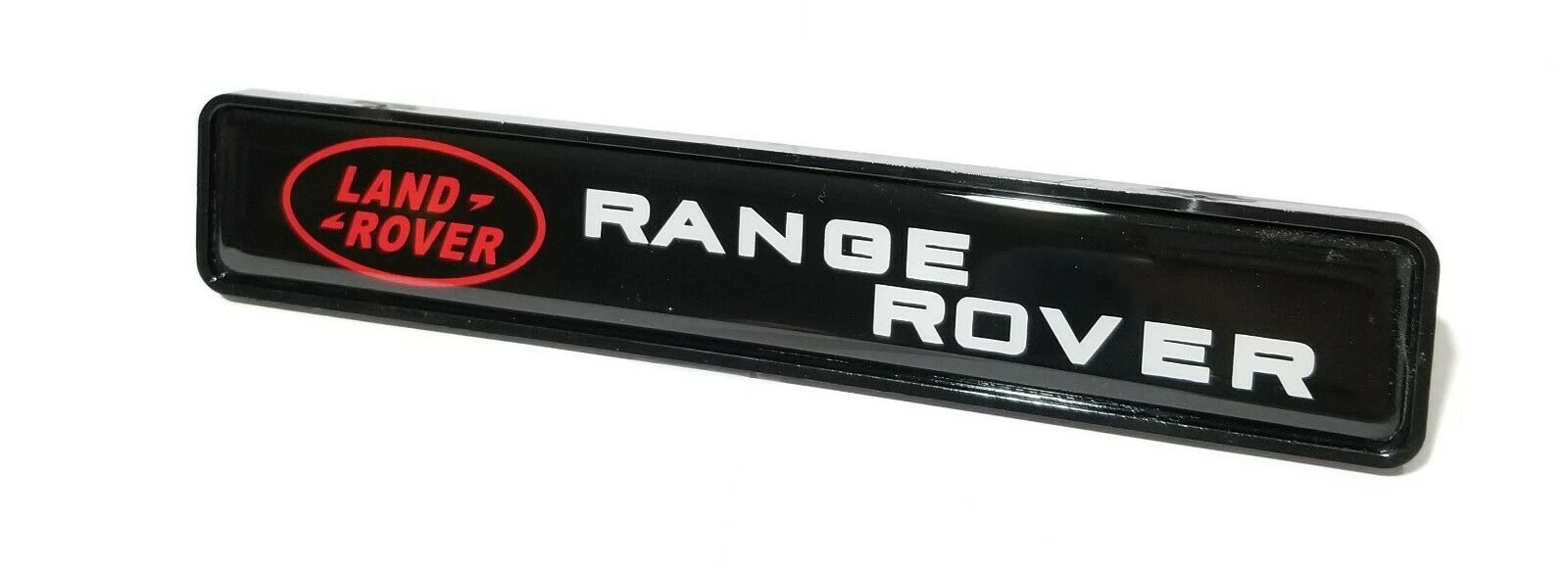 Land Rover Range Rover Set Red Black Badge Emblem Deck Lid Trunk Rear Decal with Car Front Bumper Grille Badge LED Light Universal - Image 4