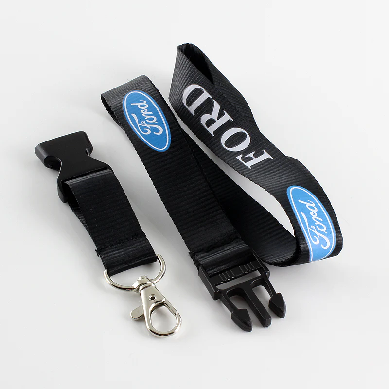 Ford Black Keychain Lanyard - Image 2