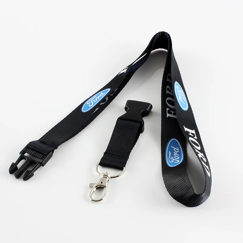 Ford Black Keychain Lanyard - Image 3