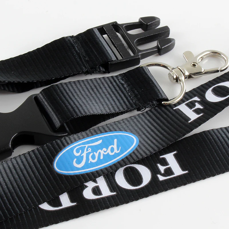 Ford Black Keychain Lanyard - Image 4