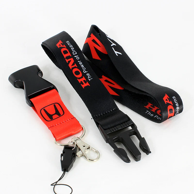 Honda Keychain Lanyard with H badge - Image 3