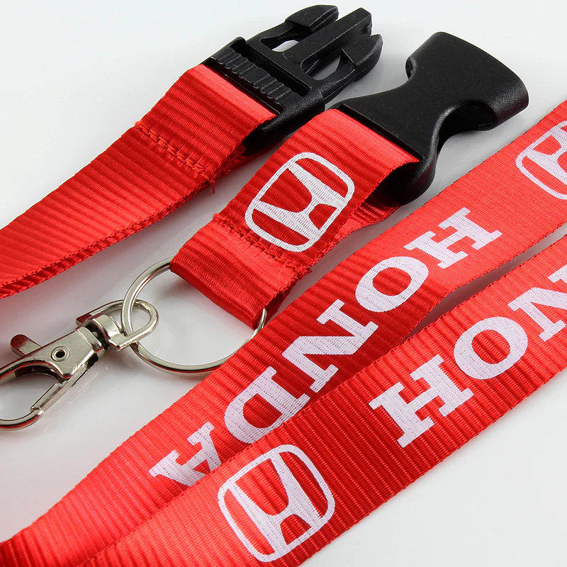 Honda Red Keychain Lanyard - Image 2