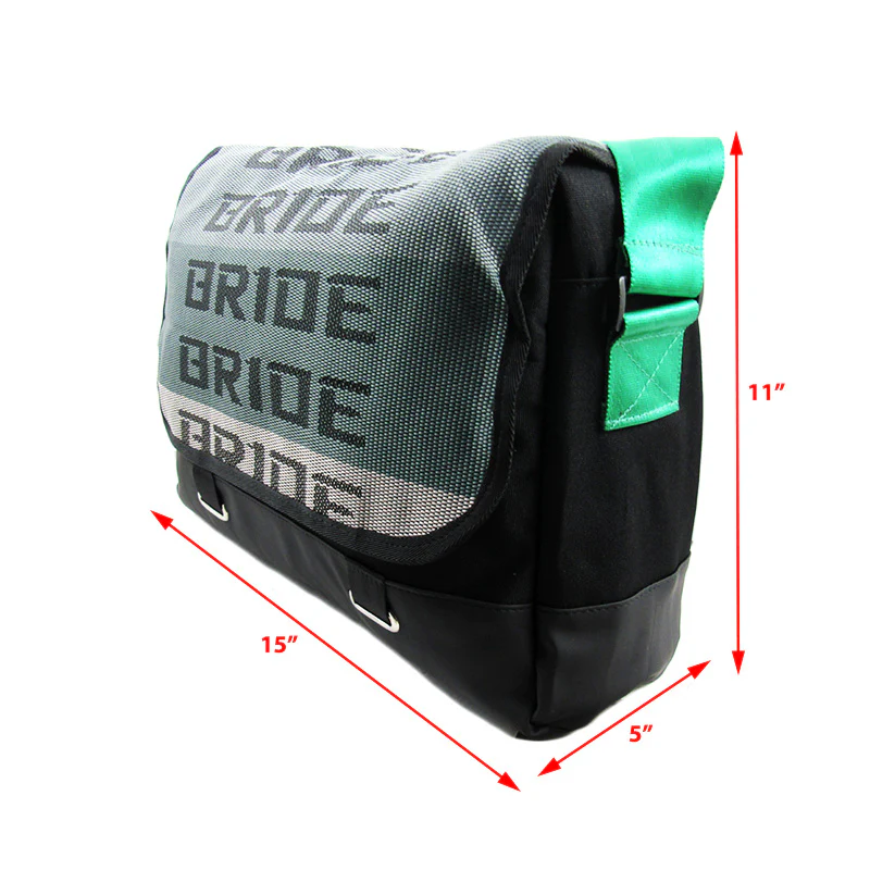 Bride Gradation Cloth Shoulder Bag with Takata Green Harness Straps - Image 3