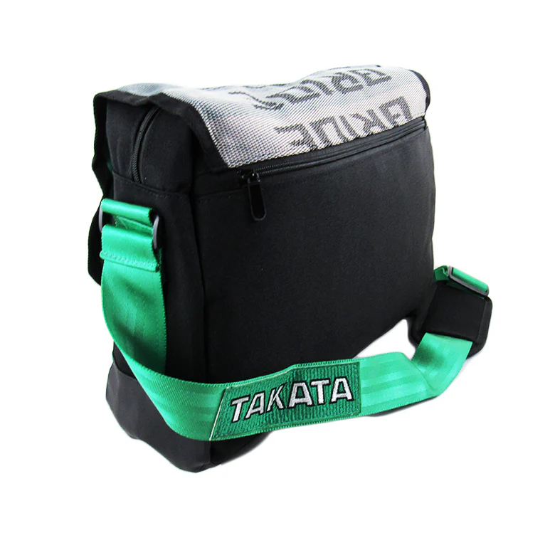 Bride Gradation Cloth Shoulder Bag with Takata Green Harness Straps - Image 4
