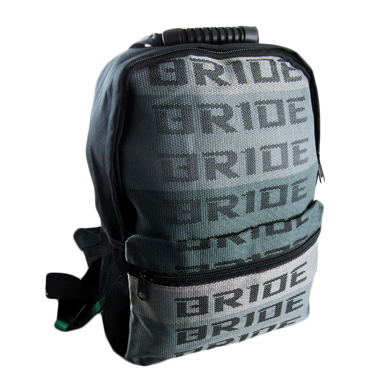 LARGE JDM BRIDE RACING Gradation Cloth Backpack with Takata Green Harness Adjustable Shoulder Straps - Image 9