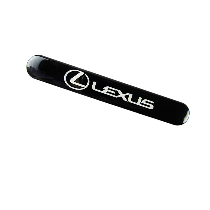 Lexus Black Car Door Rear Trunk Side Fenders Bumper Badge Scratch Guard Sticker New 4 pcs - Image 8
