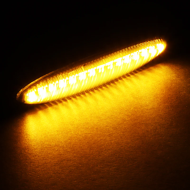 Lexus IS250 IS350 SC430 / Toyota Highlander Amber LED Turn Signal Front Side Marker Lights -Smoked Lens - Image 5