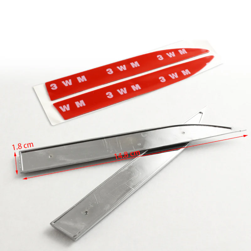 Lexus Red 3D Metal Emblem Sticker 2 pcs - Image 3