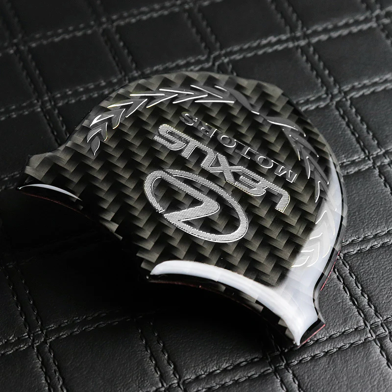 Lexus Silver 3D Carbon Fiber Emblem Sticker x2 - Image 3