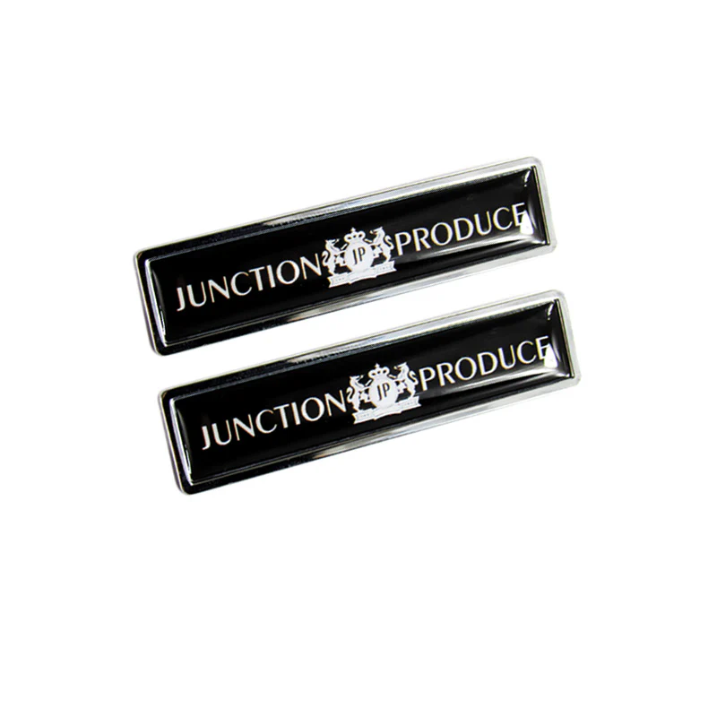 Luxury Auto Car Body Fender Metal Badge JP JUNCTION PRODUCE Sticker Decal 2PCS - Image 7
