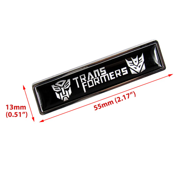 Luxury Cool Auto Car Body Fender Metal Badge For TRANSFORMER Sticker Decal 2PCS - Image 3