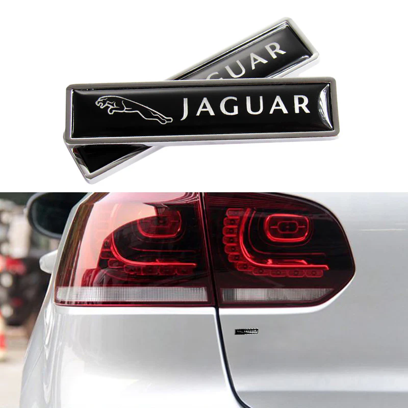 Luxury New Auto Car Body Fender Metal Badge For JAGUAR Sticker Decal 2PCS - Image 2