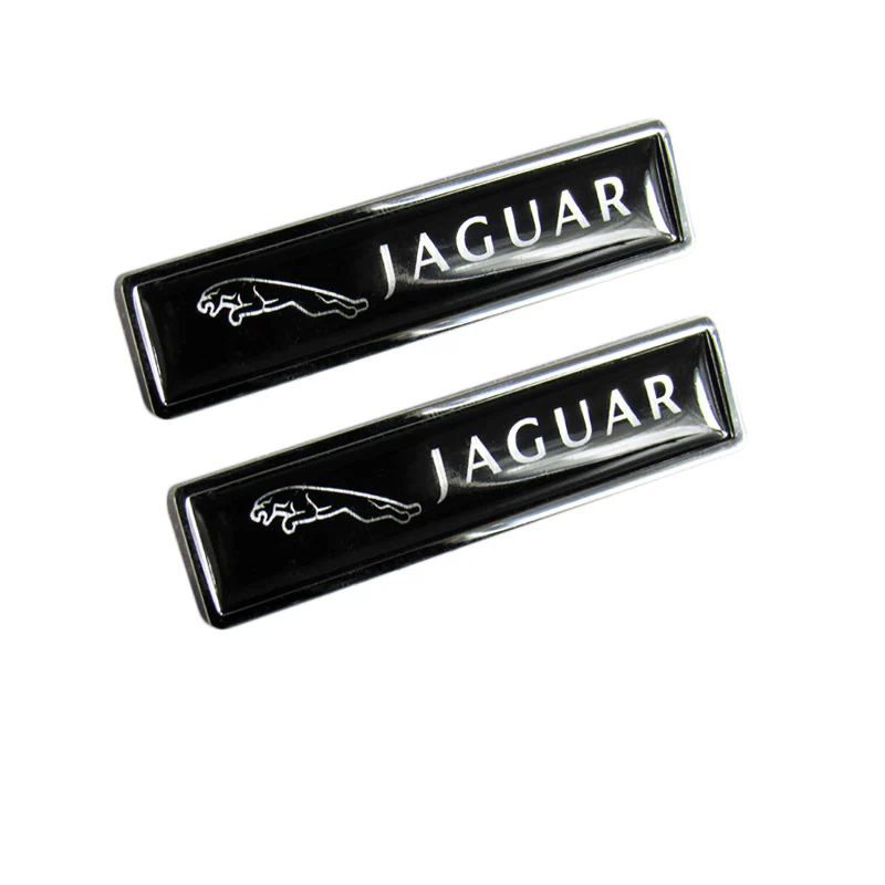 Luxury New Auto Car Body Fender Metal Badge For JAGUAR Sticker Decal 2PCS - Image 3