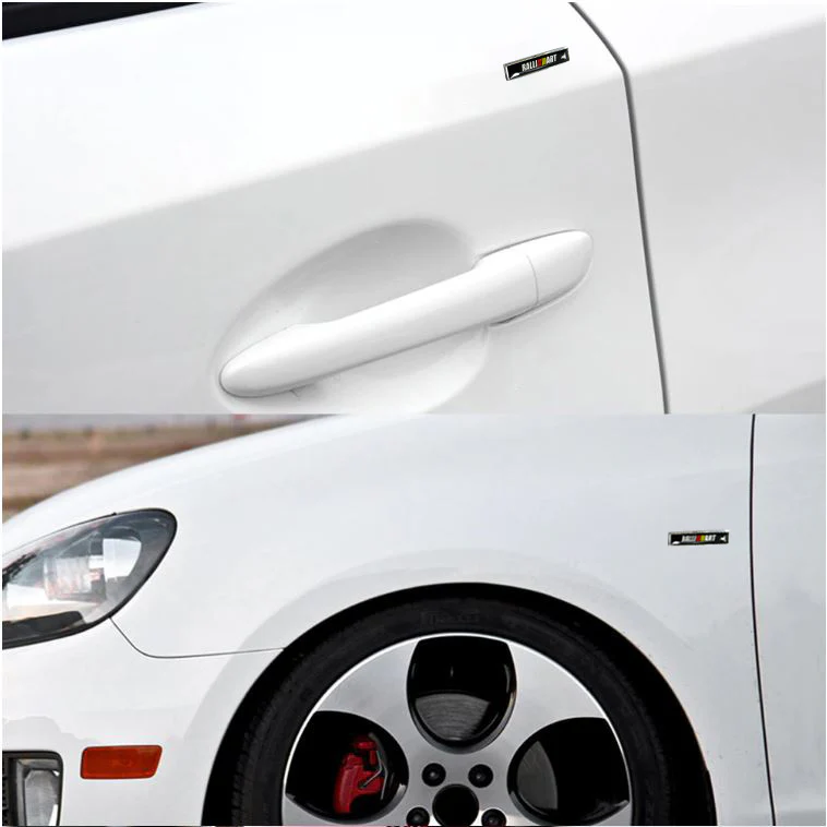 Luxury NEW Auto Car Body Fender Metal Badge Sticker For RALLIART Decal 2PCS - Image 6
