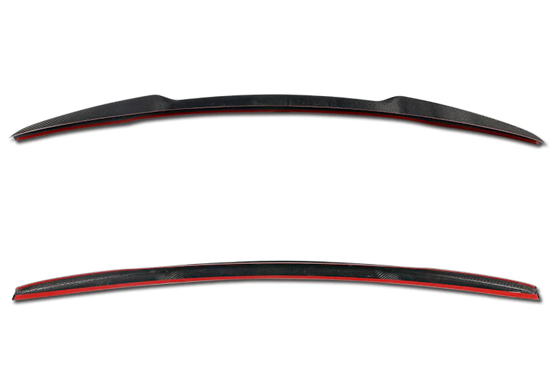JDM Performance Style Rear Trunk Lip Duckbill Spoiler Wing For 2015-2020 BMW F82 M4 -Real Carbon Fiber - Image 5