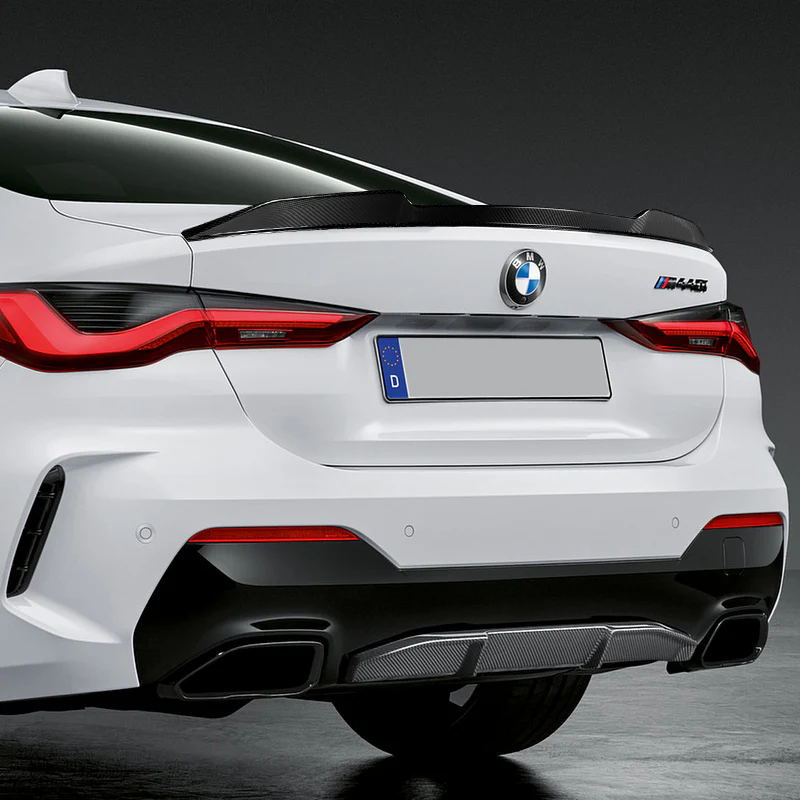 M4-Style Rear Trunk Lip Duckbill Spoiler Wing For 2021-2022 BMW G22 G82 4-Series 2-DR / Coupe -Real Carbon Fiber - Image 8