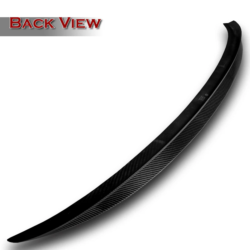 M5-Style Rear Trunk Lip Duckbill Spoiler Wing For 2011-2016 BMW F10 5-Series 4-DR / Sedan -Real Carbon Fiber - Image 4
