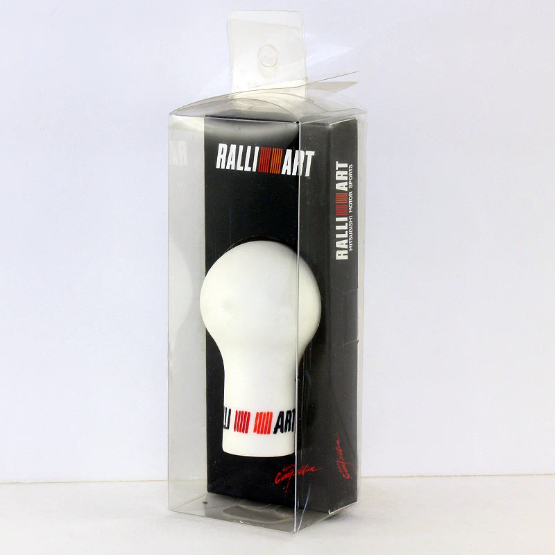 Mitsubishi Ralliart White Duracon Shift Knob - Image 3
