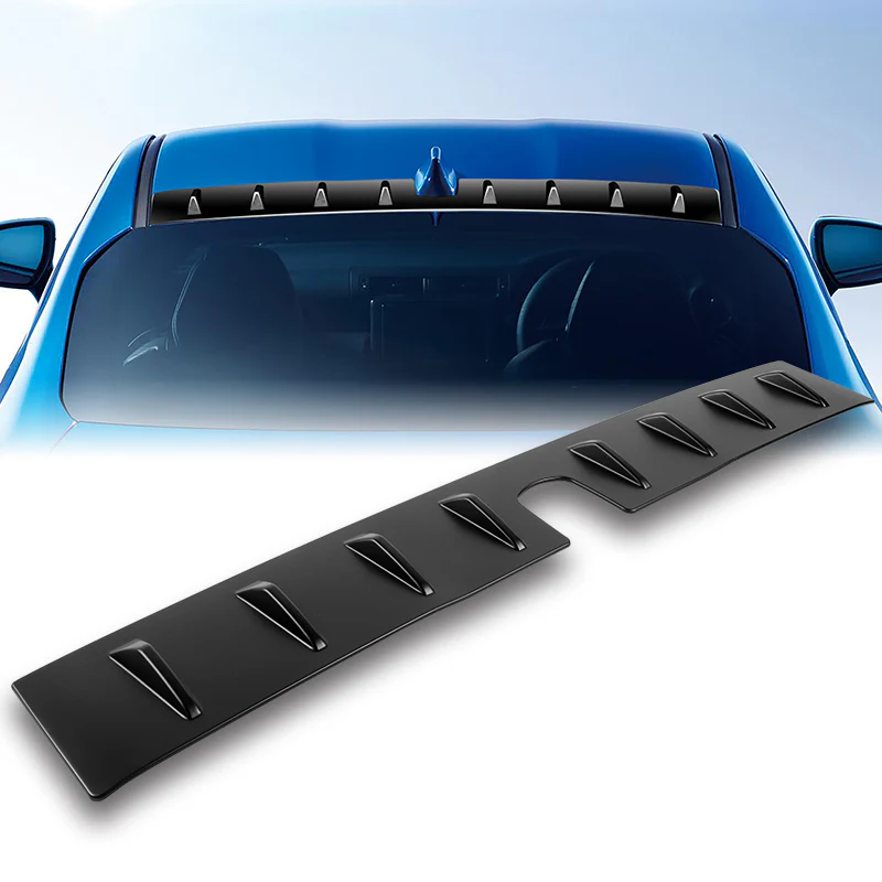 Matte Black Rear Roof Vortex Generator Spoiler Wing For 2022 2023 2024 Subaru BRZ / Toyota GR86 -Shark Fin Style - Image 5
